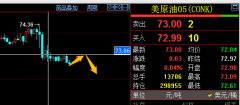 易极：3-30美原油73.00区域做空